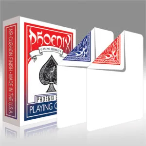 Baraja phoenix cara blanca - Dorso standard o marcado