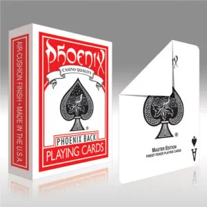 Baraja phoenix dorso blanco - cara póker