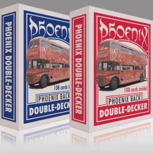 Baraja Phoenix Double Decker (Cartas extrafinas) TAMAÑO STANDARD