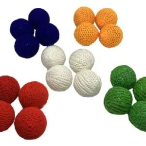 Pack Bolas crochet (4+1), de Mr. Magic - Diversos colores