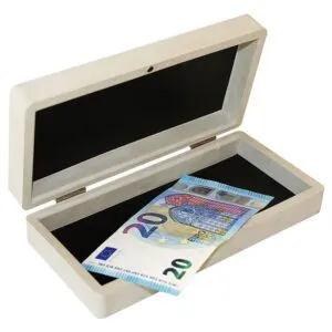 Caja transformación papeles a billetes