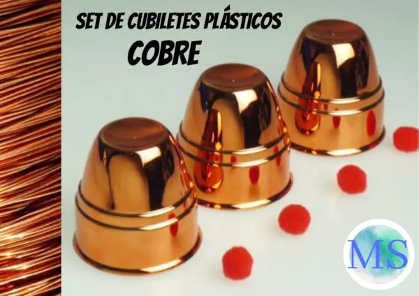 Cubiletes plásticos - Cobre