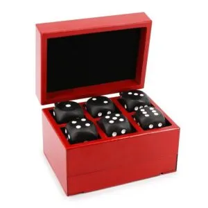 Dado predicción en caja (Dice prediction box)