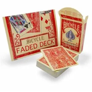Bicycle Faded Roja (Antigua), por Magic Makers