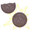 Galleta Oreo mordida y recompuesta