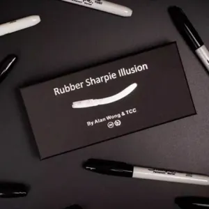Rubber sharpie illusion (sharpie doblado - sharpie de goma), de Alan Wong y TCC