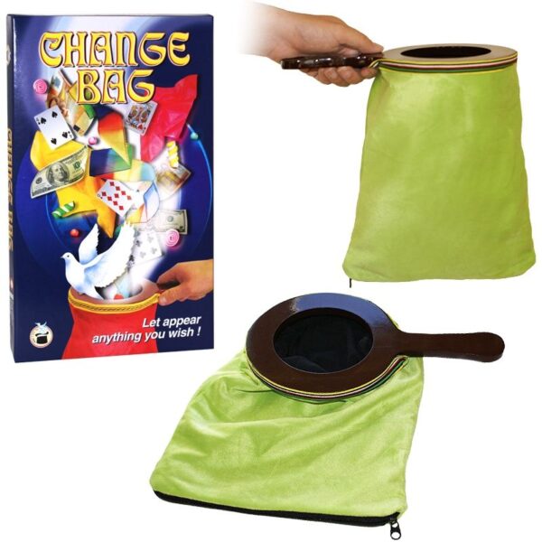 Bolsa de cambios con cremallera doble compartimento (Repetición Color Verde), VDF