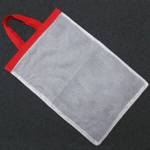 Bolsa de forzaje transparente de tul con asa, VDF