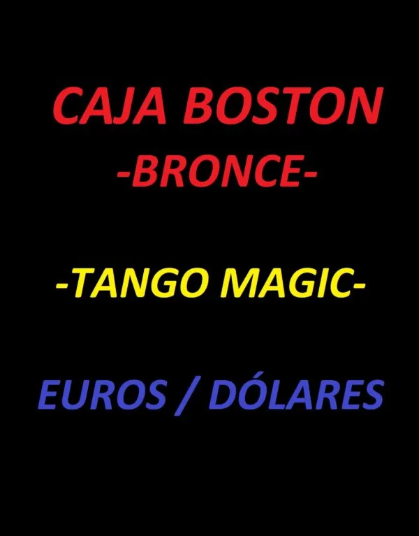 Caja Boston (Bronce), de Tango Magic