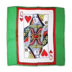 Carta pañuelo 45 cm reina corazones
