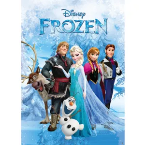 Cartel roto y recompuesto de Frozen, JL Magic