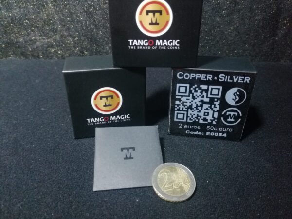Transposición cobre y plata (Dos euros/Cincuenta céntimos), de Tango Magic - Imagen 2