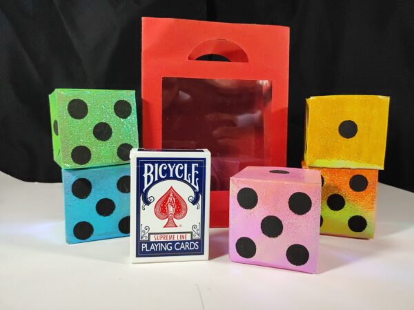 Producción de dados desde bolsa transparente VDF (Dice from empty bag) - Imagen 2