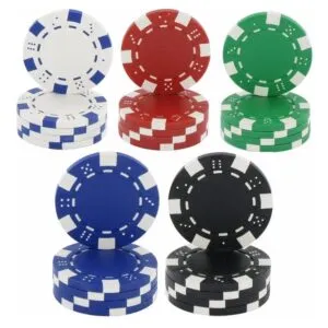 Ficha de póker magnética + tres magnetizables, de Tango Magic (Varios colores disponibles)
