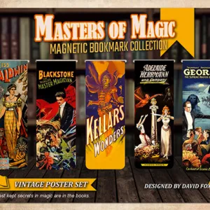 Marcadores páginas - Bookmarks, de David Fox (3 modelos diferentes)