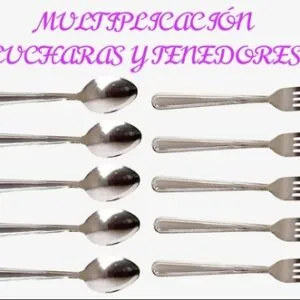 Multiplicación de cucharas y tenedores SET