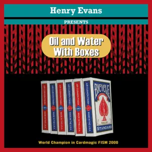 Agua y aceite de estuches, de Henry Evans (Oil and water boxes)