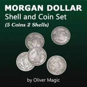Cascarillas Morgan (Cara y Cruz) + 5 monedas, Oliver Magic