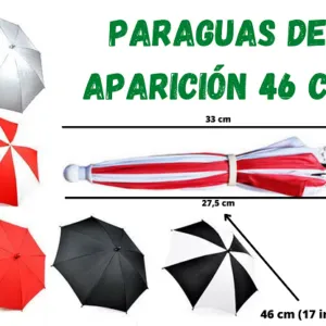 Paraguas de aparición 46 cm 17 inch