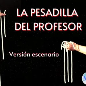 Pesadilla del profesor, modelo escena. Cuerdas blancas. Por La Magia del Sur