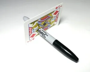 Sharpie a través de la carta (Bicycle) - CLEAR
