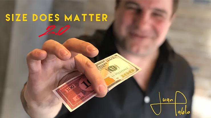 Size does matter 2.0, de Juan Pablo (Billetes de Monopoly a billetes reales)