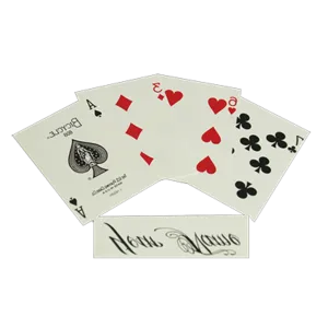 Tatuajes de cartas Bicycle - 10 unidades