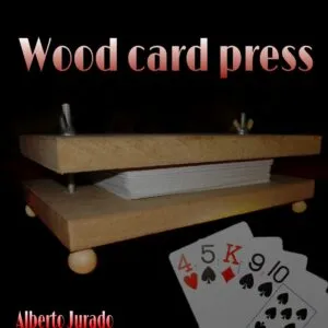 Prensa para cartas (Madera), de La Magia del Sur - CON REGALO DE LIBRETO