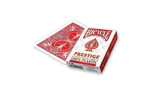 Bicycle - Prestige Plastic Playing Cards roja