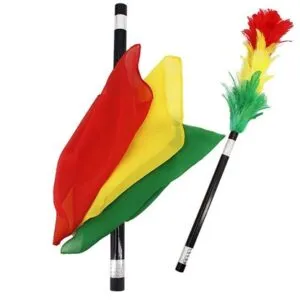 Cambio de color plumeros con pañuelos