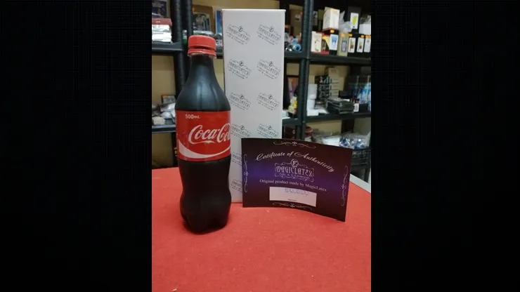 Botella cola látex