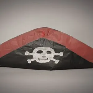 Papel a sombrero de pirata