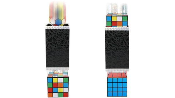 Bola a cubo de rubik multiefecto