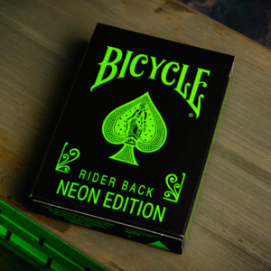 Bicycle Neon Rider Back Green-Glo