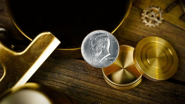 Magnetic Coin Box (Medio Dólar) por Artisan Coin y OFM Studio
