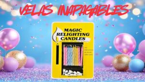 Velas mágicas imposibles de apagar (Velas inapagables)