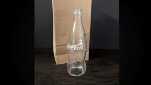 Desaparición botella de látex de Coca Cola (Vacía)