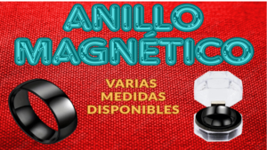 Anillo magnético negro (Diferentes medidas disponibles)