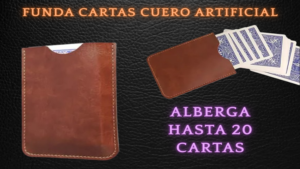 Funda cartera para cartas, un bolsillo (Cuero artificial)