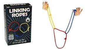 Aros de cuerda multicolor