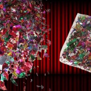 Confeti metálico multicolor