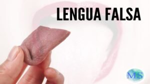 Lengua falsa de broma