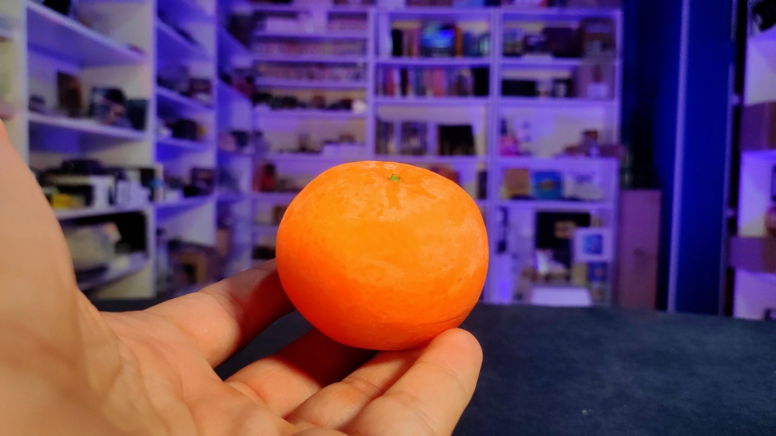 Naranja de látex estilo mandarina - Imagen 2