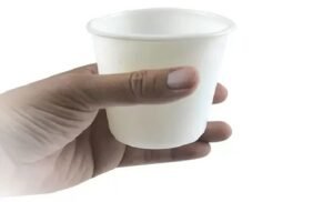 Vaso de papel (de látex)
