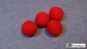 Bolas crochet 5 cm ROJAS (Pack de 4) - Mr. Magic