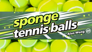 Pelotas de tenis de esponja de Alan Wong (x3)