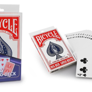 Baraja Bicycle jumbo forzaje Dorso rojo (52 iguales)