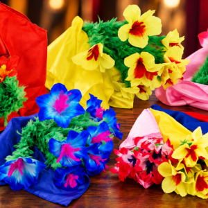 Producción de bouquets desde pañuelos