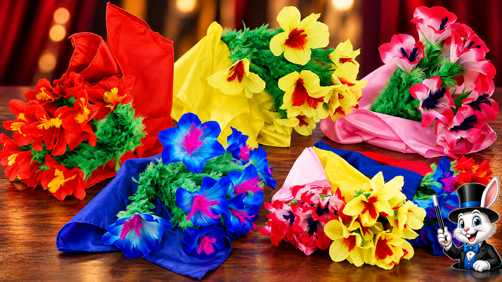 Producción de bouquets desde pañuelos