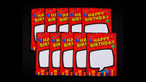 Pañuelo feliz cumpleaños sorpresa por PlayTime Magic DEFMA (Naranja) - RECAMBIOS